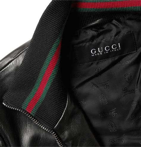 gucci upper|gucci leather jacket men.